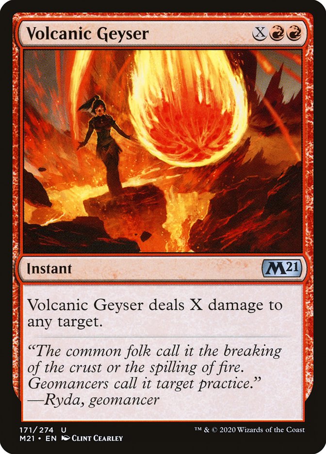 Volcanic Geyser [Core Set 2021] MTG Single Magic: The Gathering | Red Claw Gaming