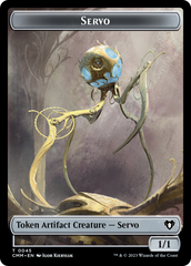 Soldier // Servo Double-Sided Token [Commander Masters Tokens] MTG Single Magic: The Gathering    | Red Claw Gaming