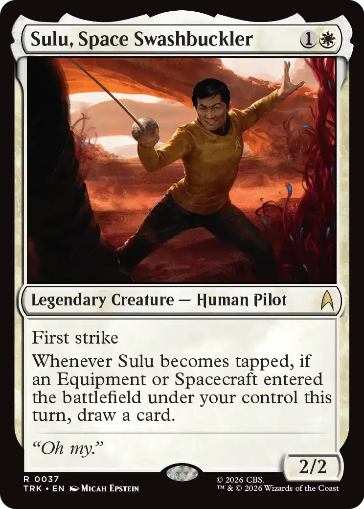 Sulu, Space Swashbuckler [Star Trek] | Red Claw Gaming