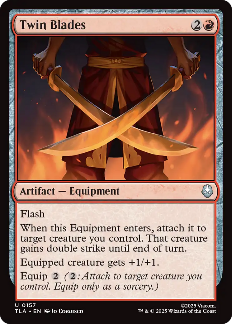 Twin Blades [Avatar: The Last Airbender] MTG Single Magic: The Gathering | Red Claw Gaming
