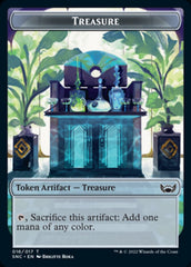 Treasure (016) // Wizard Double-Sided Token [Streets of New Capenna Tokens] MTG Single Magic: The Gathering | Red Claw Gaming