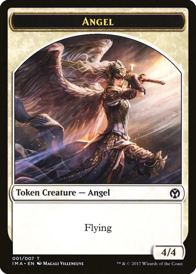 Angel Token [Iconic Masters Tokens] MTG Single Magic: The Gathering | Red Claw Gaming