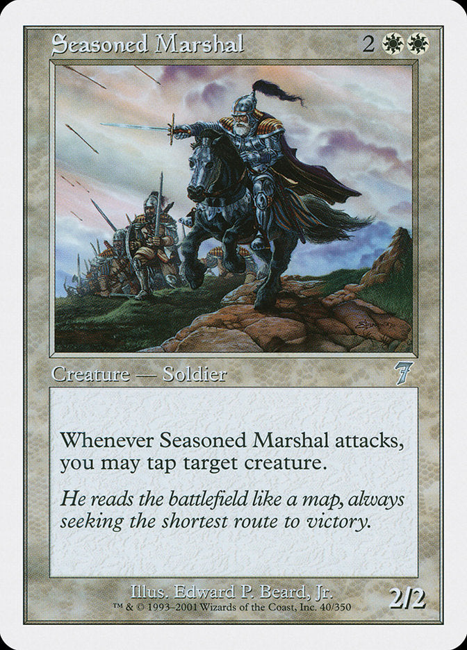 Seasoned Marshal [Seventh Edition] MTG Single Magic: The Gathering | Red Claw Gaming