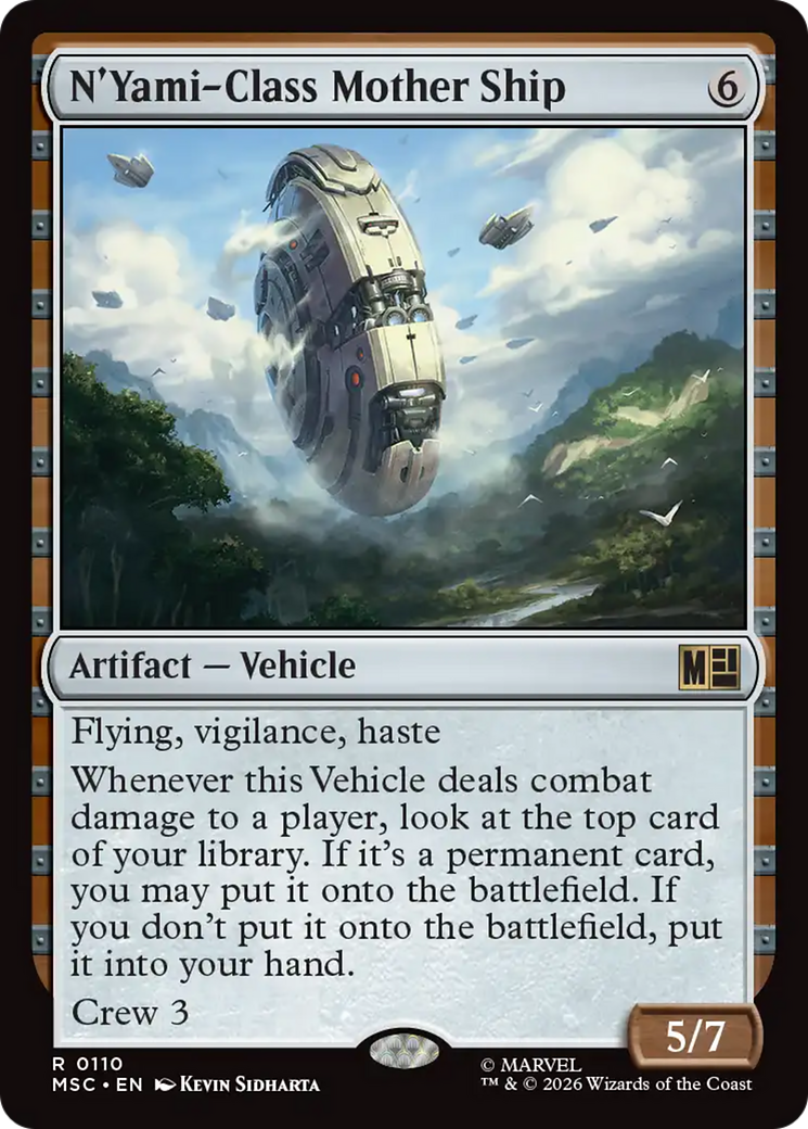 N'Yami-Class Mother Ship (Surge Foil) [Marvel Super Heroes Commander] | Red Claw Gaming