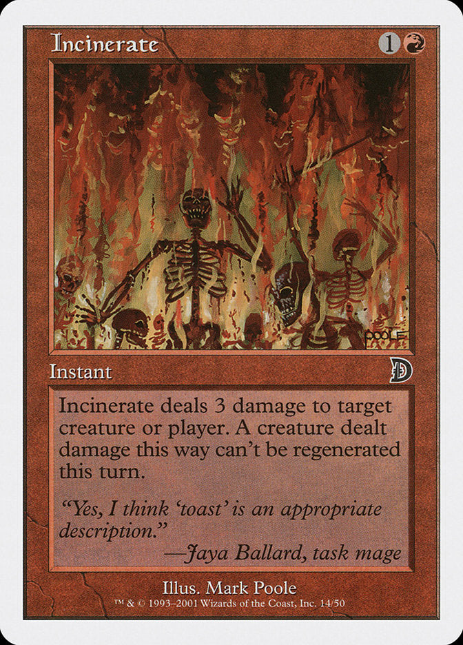 Incinerate [Deckmasters] MTG Single Magic: The Gathering | Red Claw Gaming