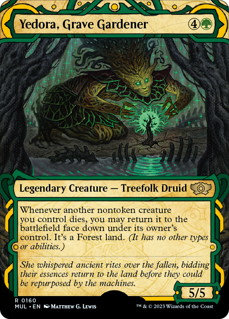 Yedora, Grave Gardener (Halo Foil) [Multiverse Legends] MTG Single Magic: The Gathering | Red Claw Gaming