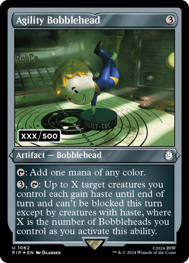 Agility Bobblehead (Serial Numbered) [Fallout] MTG Single Magic: The Gathering | Red Claw Gaming