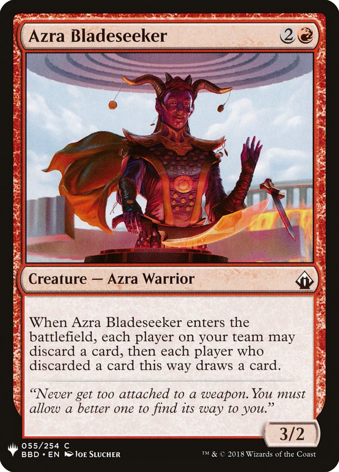 Azra Bladeseeker [Mystery Booster] MTG Single Magic: The Gathering | Red Claw Gaming