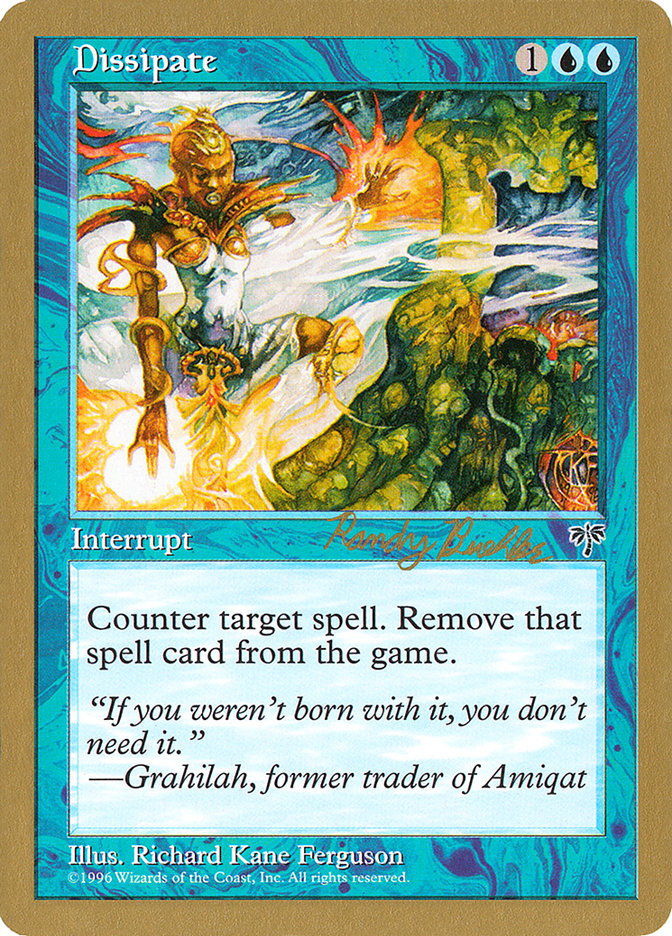 Dissipate (Randy Buehler) [World Championship Decks 1998] MTG Single Magic: The Gathering | Red Claw Gaming