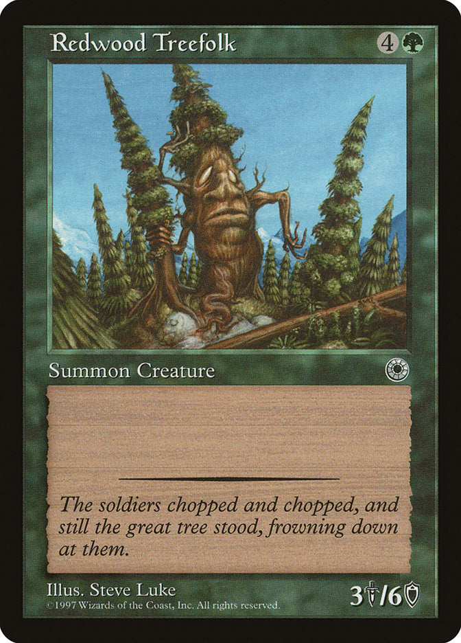 Redwood Treefolk [Portal] MTG Single Magic: The Gathering | Red Claw Gaming