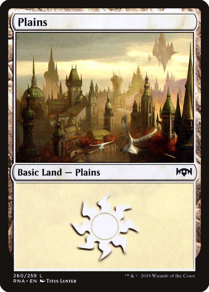 Plains (260) [Ravnica Allegiance] MTG Single Magic: The Gathering | Red Claw Gaming