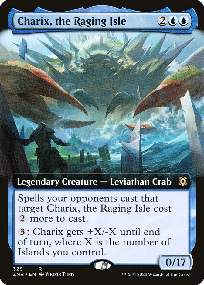 Charix, the Raging Isle (Extended Art) [Zendikar Rising] MTG Single Magic: The Gathering | Red Claw Gaming