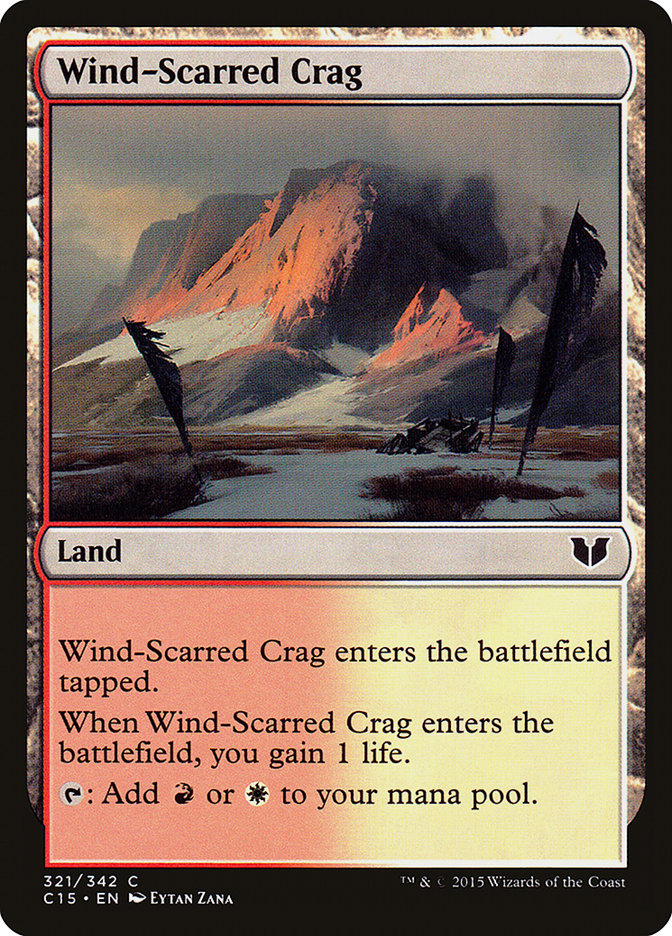 Wind-Scarred Crag [Commander 2015] MTG Single Magic: The Gathering | Red Claw Gaming