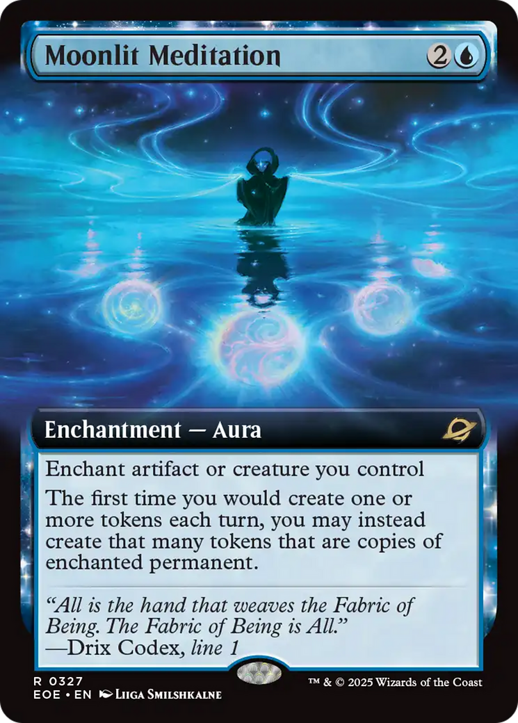 Moonlit Meditation (Extended Art) [Edge of Eternities] MTG Single Magic: The Gathering | Red Claw Gaming