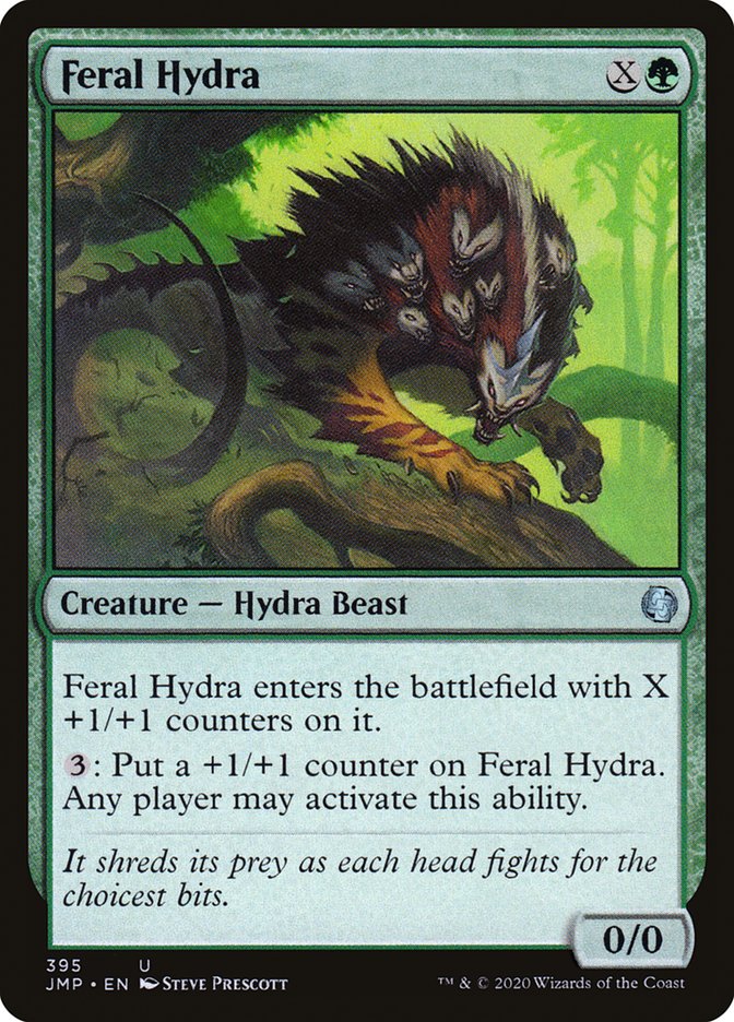 Feral Hydra [Jumpstart] MTG Single Magic: The Gathering | Red Claw Gaming