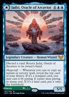 Jadzi, Oracle of Arcavios // Journey to the Oracle [Strixhaven: School of Mages] MTG Single Magic: The Gathering | Red Claw Gaming