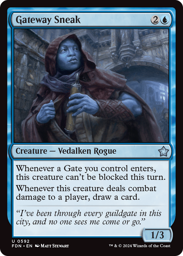 Gateway Sneak [Foundations] MTG Single Magic: The Gathering | Red Claw Gaming