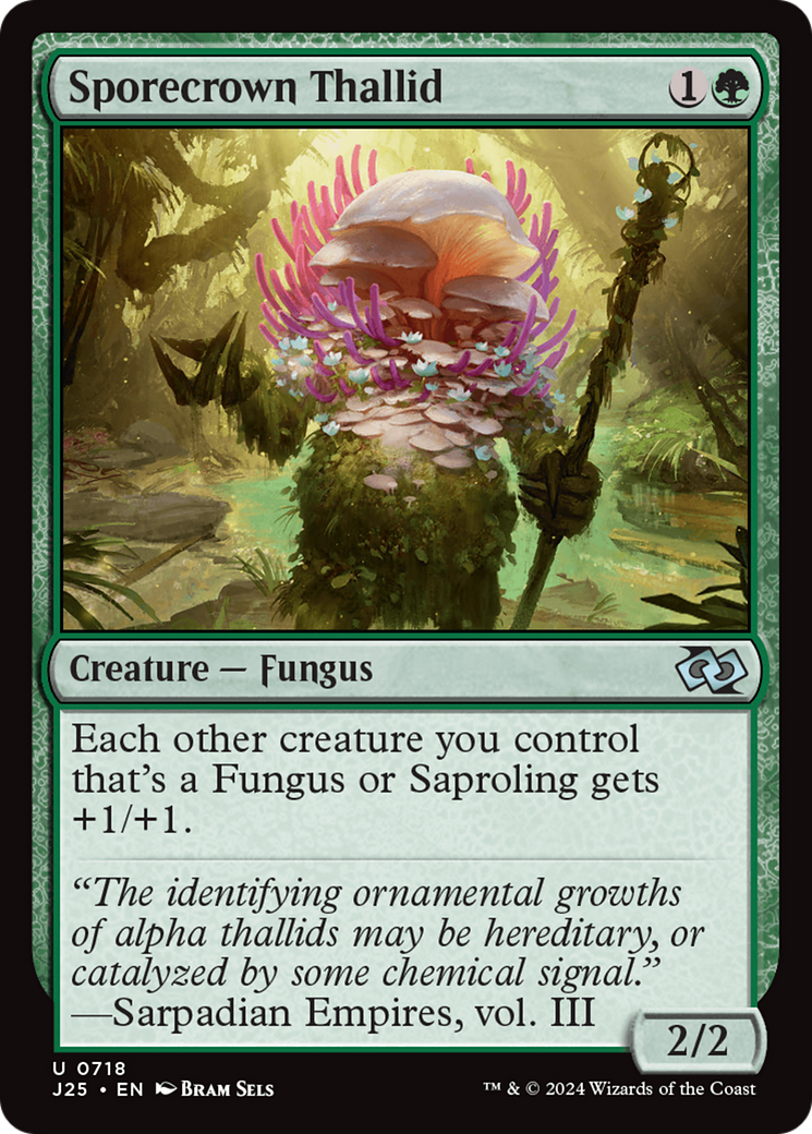 Sporecrown Thallid [Foundations Jumpstart] MTG Single Magic: The Gathering | Red Claw Gaming