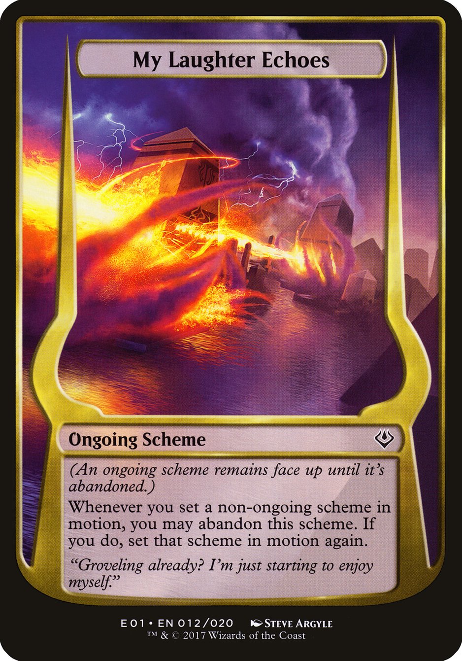 My Laughter Echoes (Schemes) [Archenemy: Nicol Bolas Schemes] MTG Single Magic: The Gathering | Red Claw Gaming
