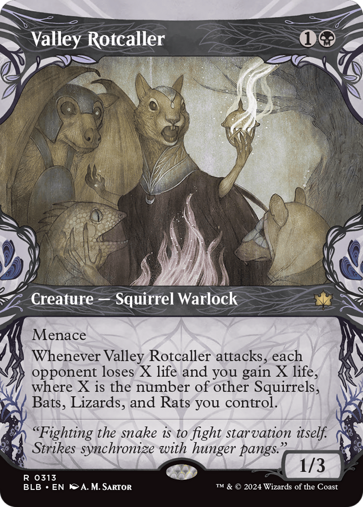 Valley Rotcaller (Showcase) [Bloomburrow] MTG Single Magic: The Gathering | Red Claw Gaming
