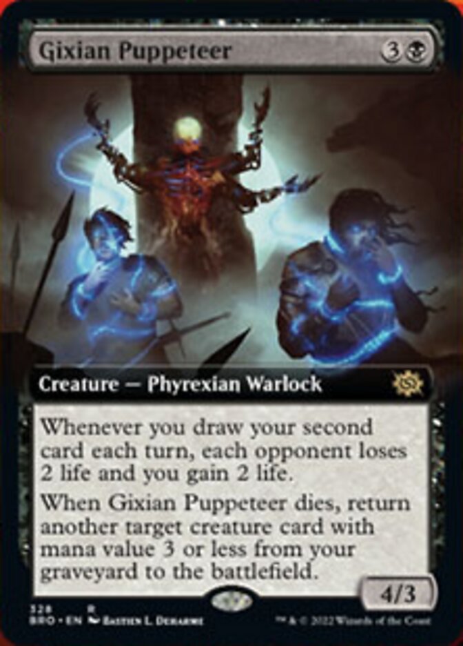 Gixian Puppeteer (Extended Art) [The Brothers' War] MTG Single Magic: The Gathering | Red Claw Gaming