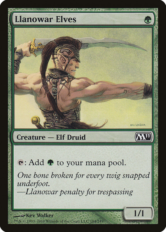 Llanowar Elves [Magic 2011] MTG Single Magic: The Gathering | Red Claw Gaming
