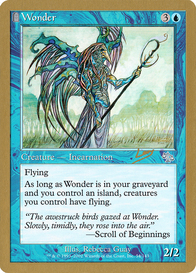 Wonder (Raphael Levy) [World Championship Decks 2002] MTG Single Magic: The Gathering | Red Claw Gaming