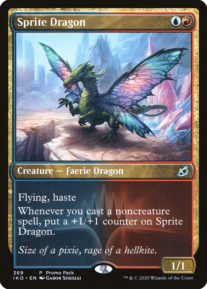 Sprite Dragon (Promo Pack) [Ikoria: Lair of Behemoths Promos] MTG Single Magic: The Gathering | Red Claw Gaming