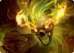 Flameskull Art Card [Dungeons & Dragons: Adventures in the Forgotten Realms Art Series] MTG Single Magic: The Gathering | Red Claw Gaming