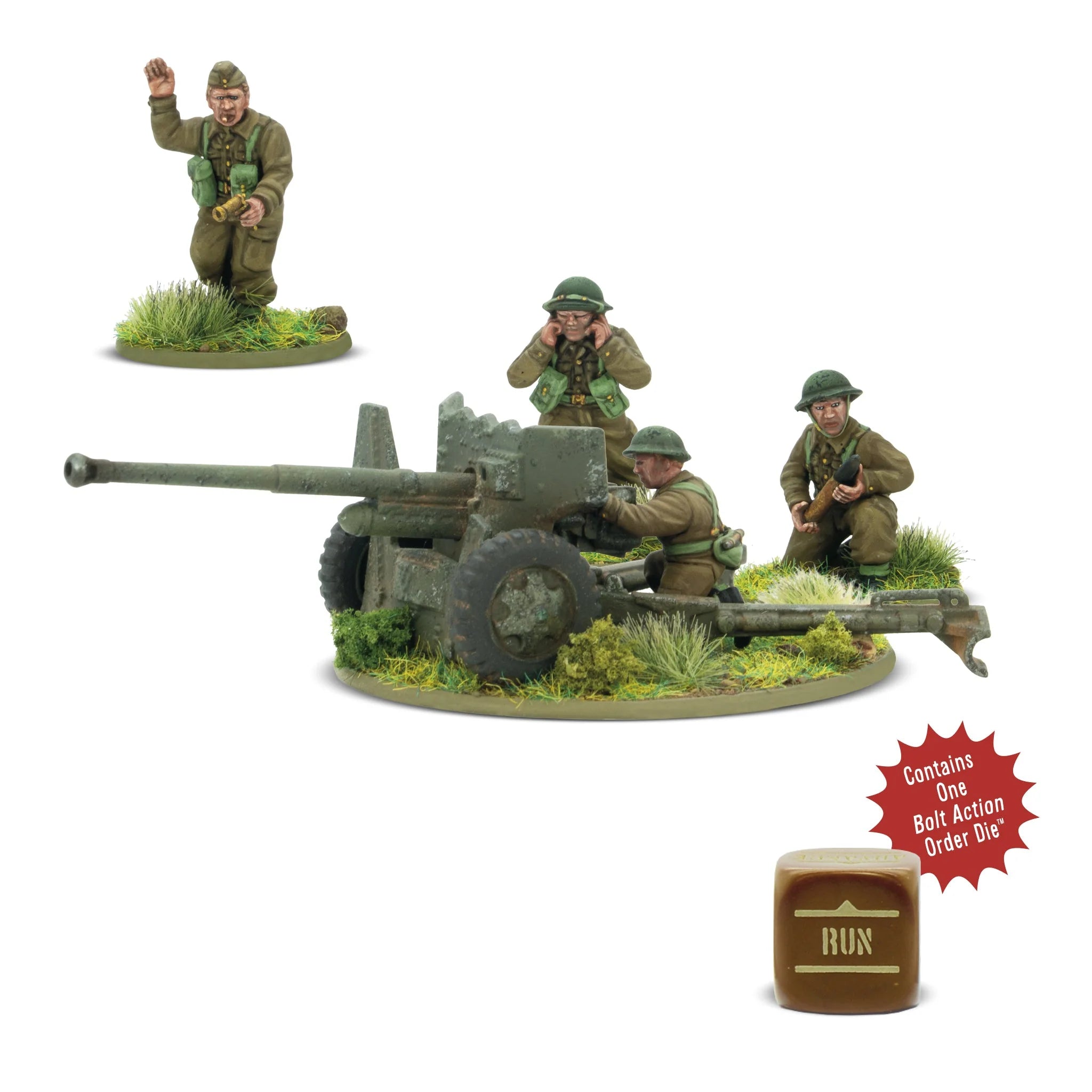 British 6-Pounder Anti-Tank Gun | Red Claw Gaming