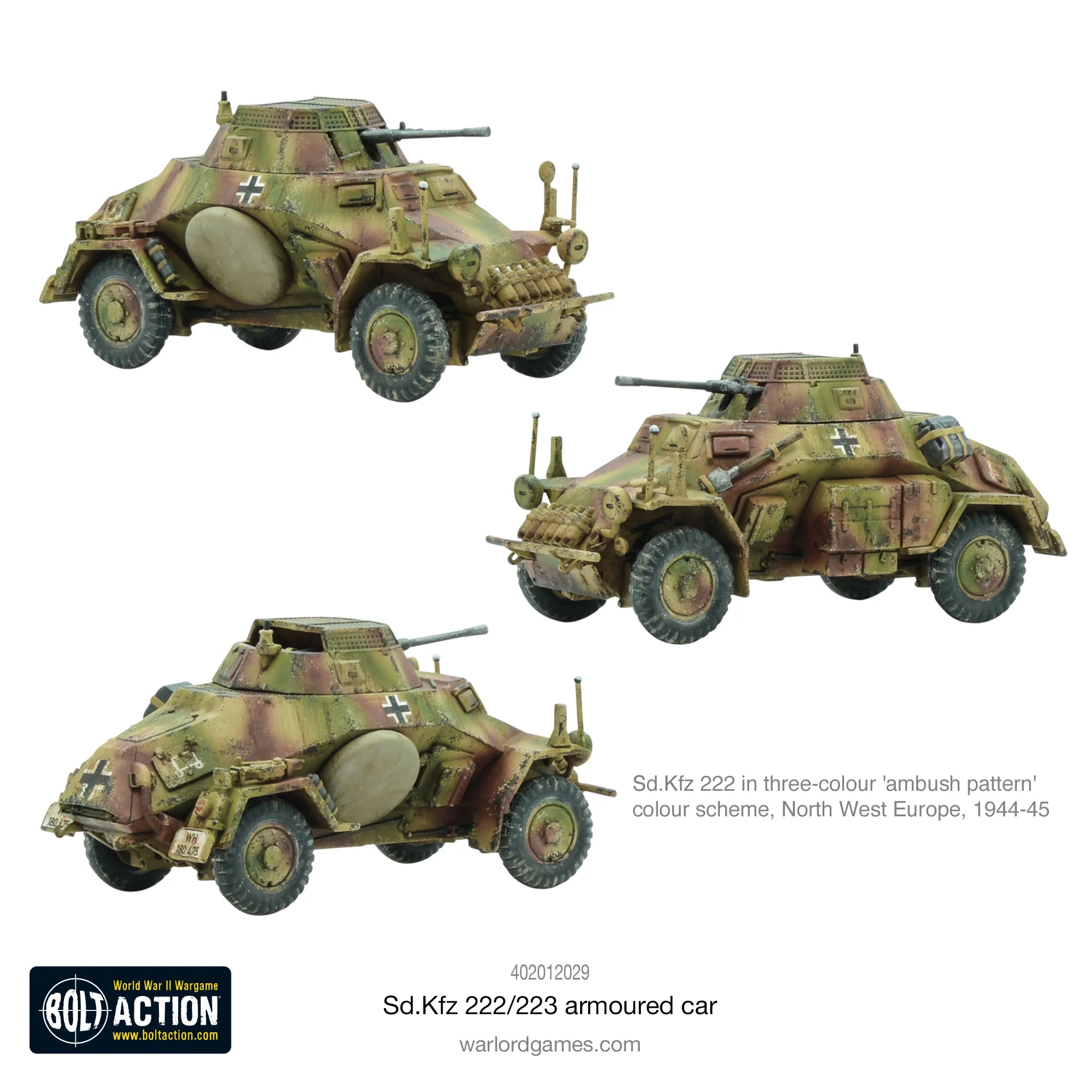 SD.KFZ 222/223 Germany Warlord Games    | Red Claw Gaming