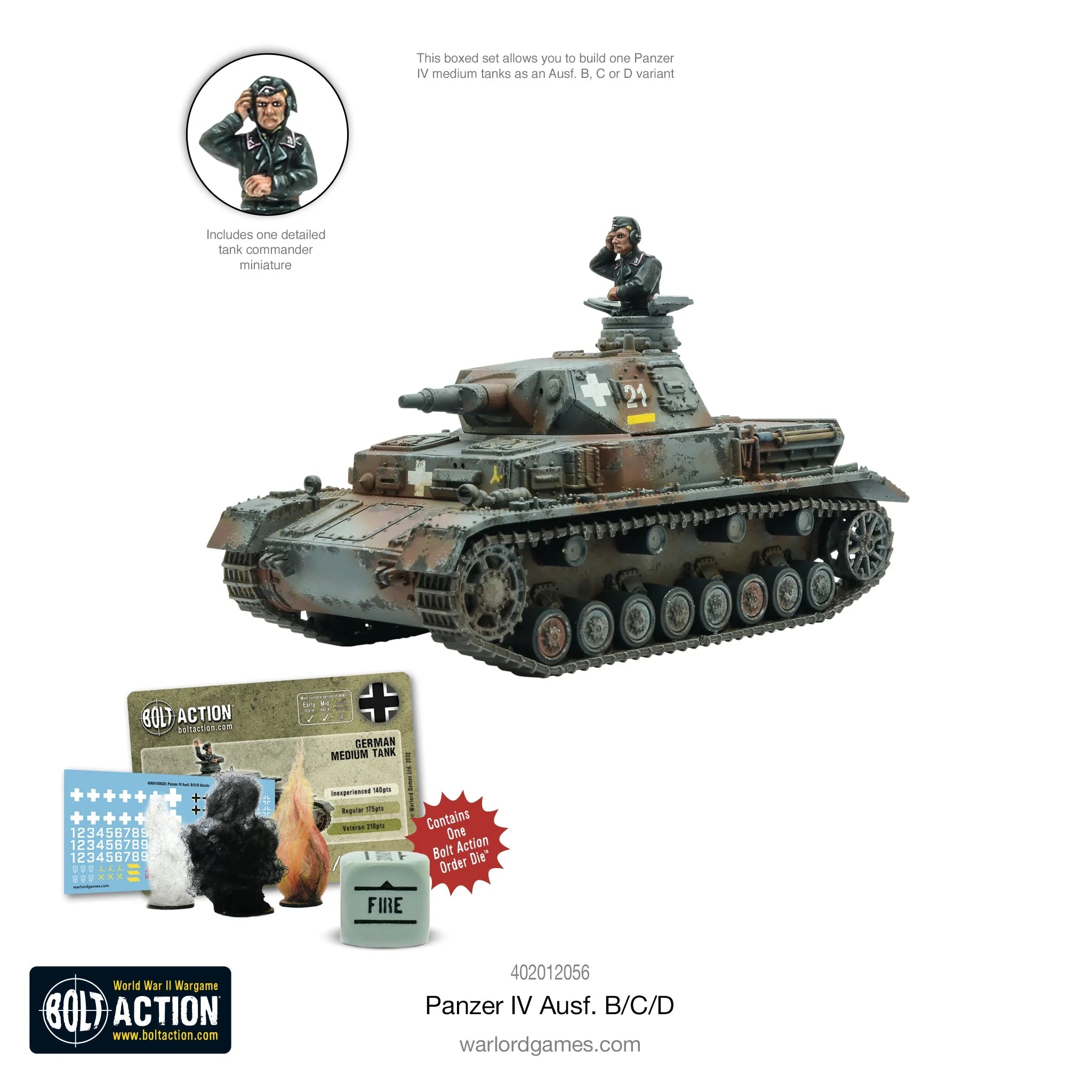 Panzer IV Ausf. B/C/D Germany Warlord Games    | Red Claw Gaming