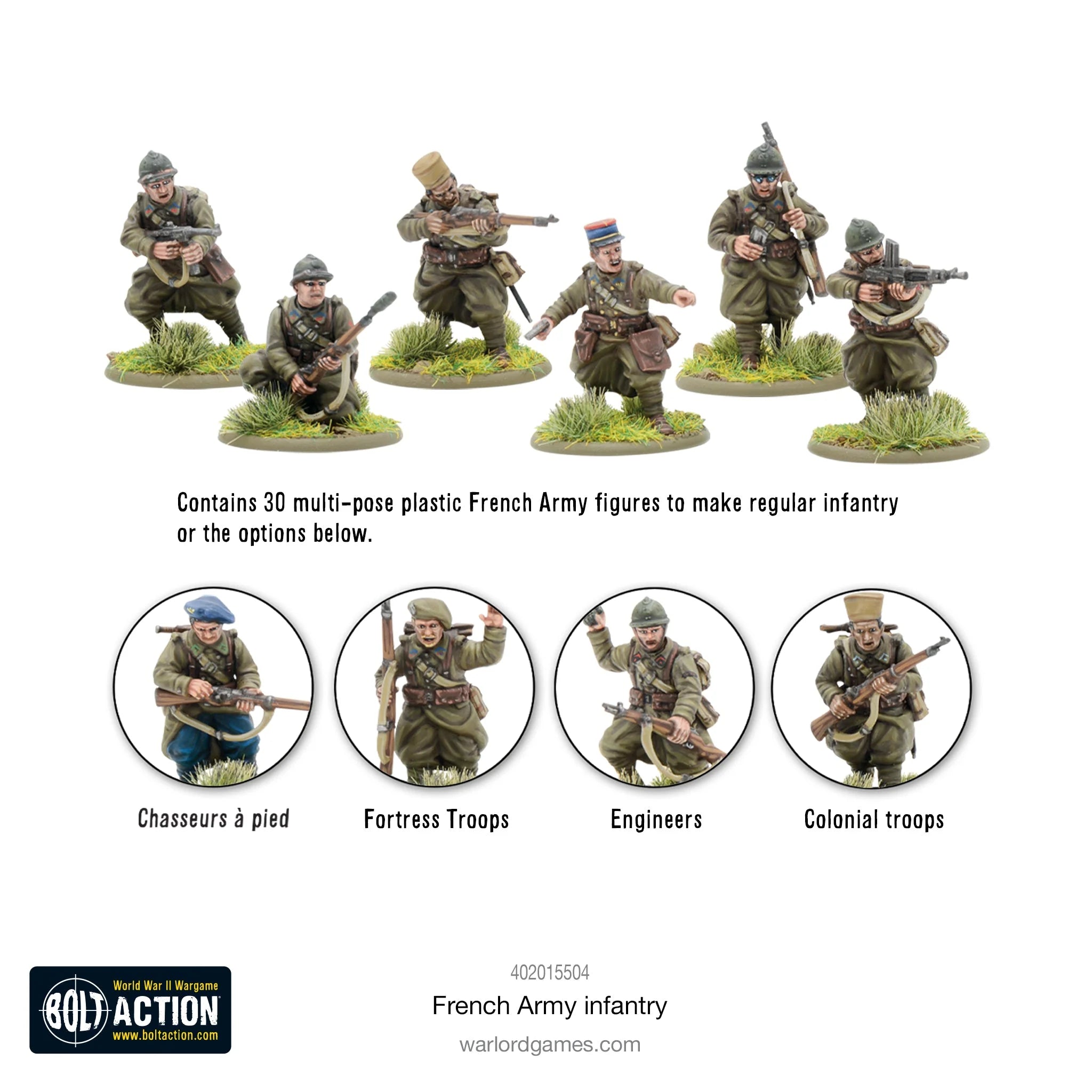 French Infantry (Plastic) French Warlord Games    | Red Claw Gaming