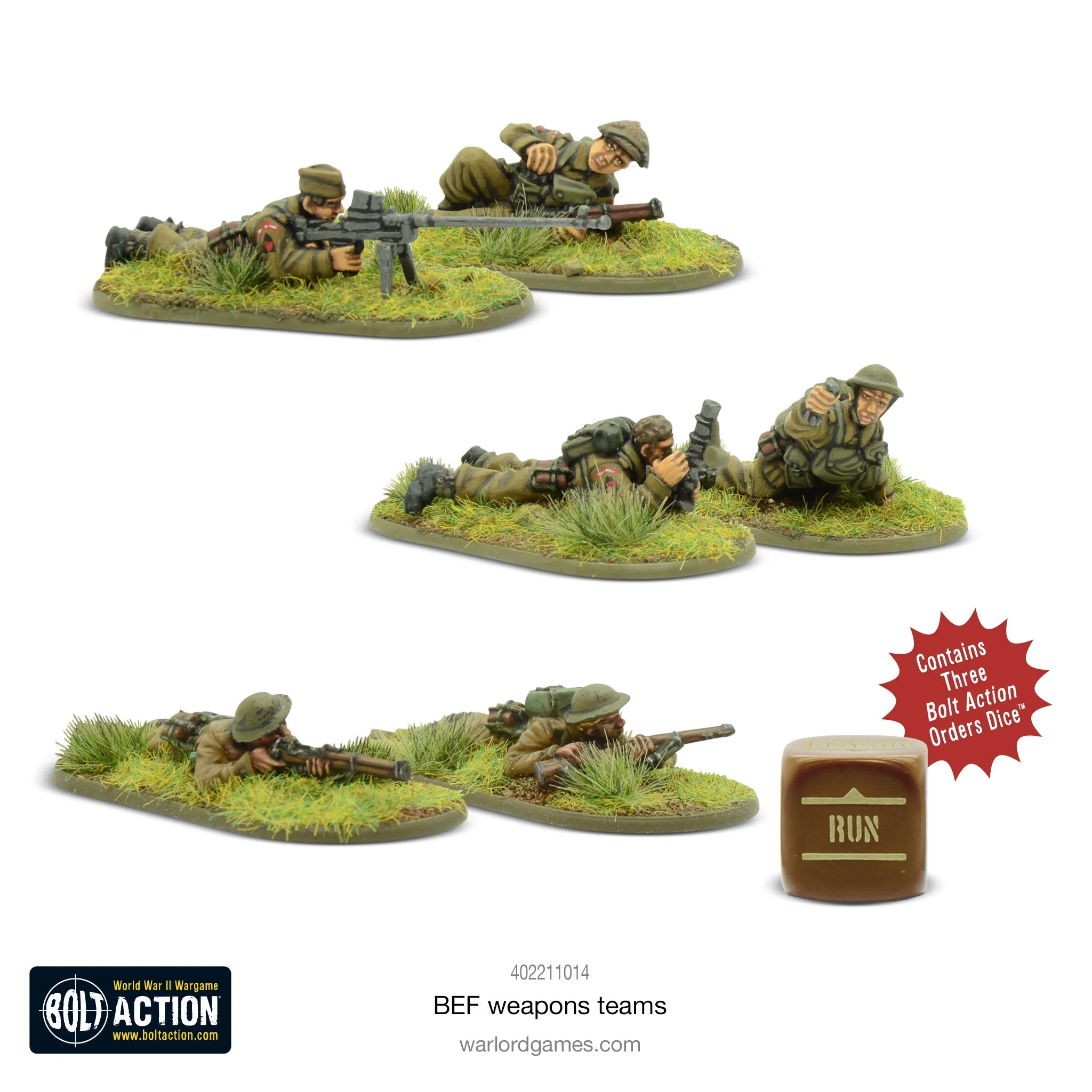 BEF Weapons Team British Warlord Games    | Red Claw Gaming