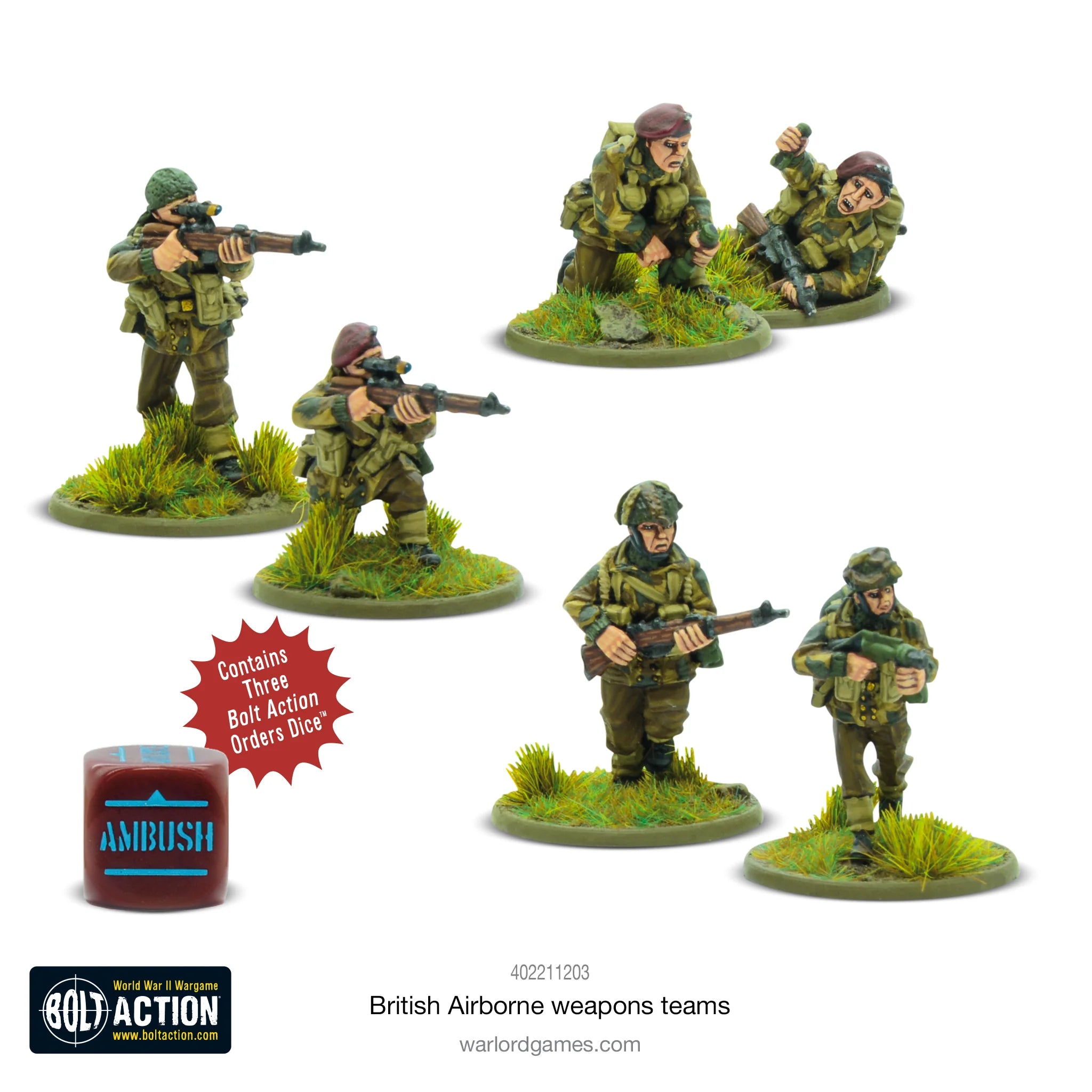 British Airborne Weapons Teams Italian Warlord Games    | Red Claw Gaming