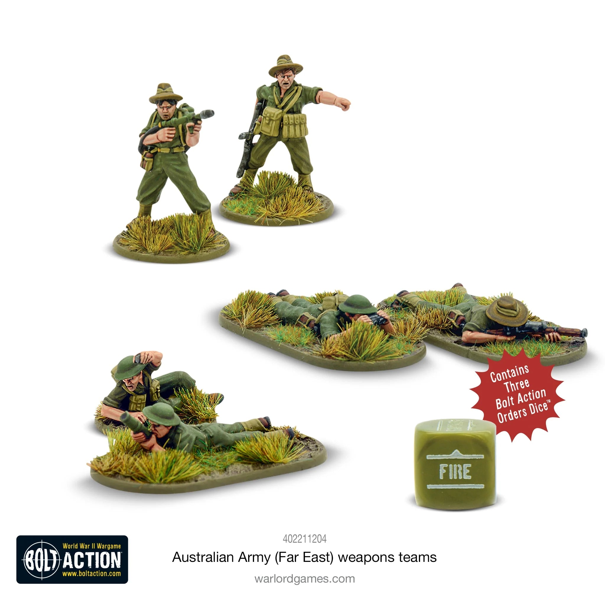 Australian Army (Far East) Weapons Teams Australian Warlord Games    | Red Claw Gaming