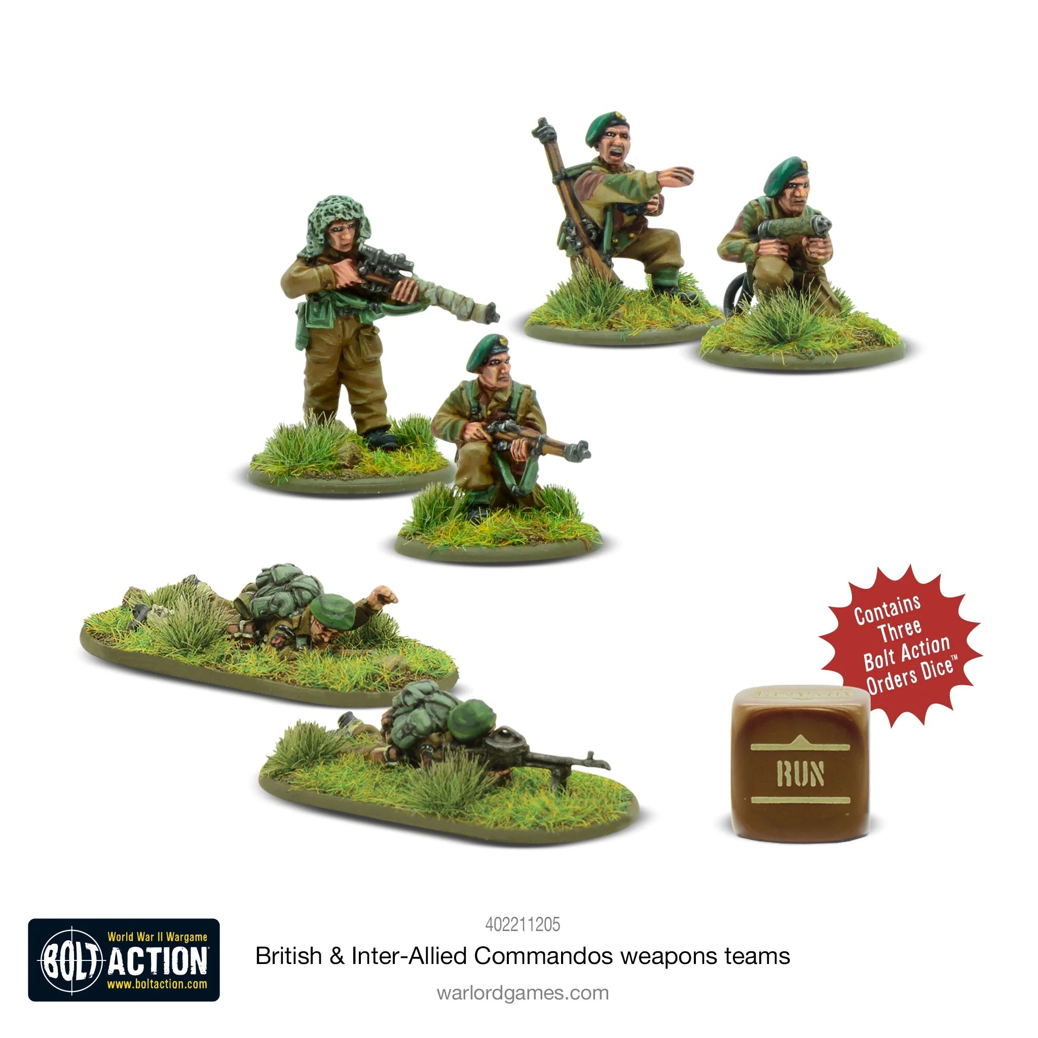 British and Inter-Allied Commandos Weapons Teams British Warlord Games | Red Claw Gaming