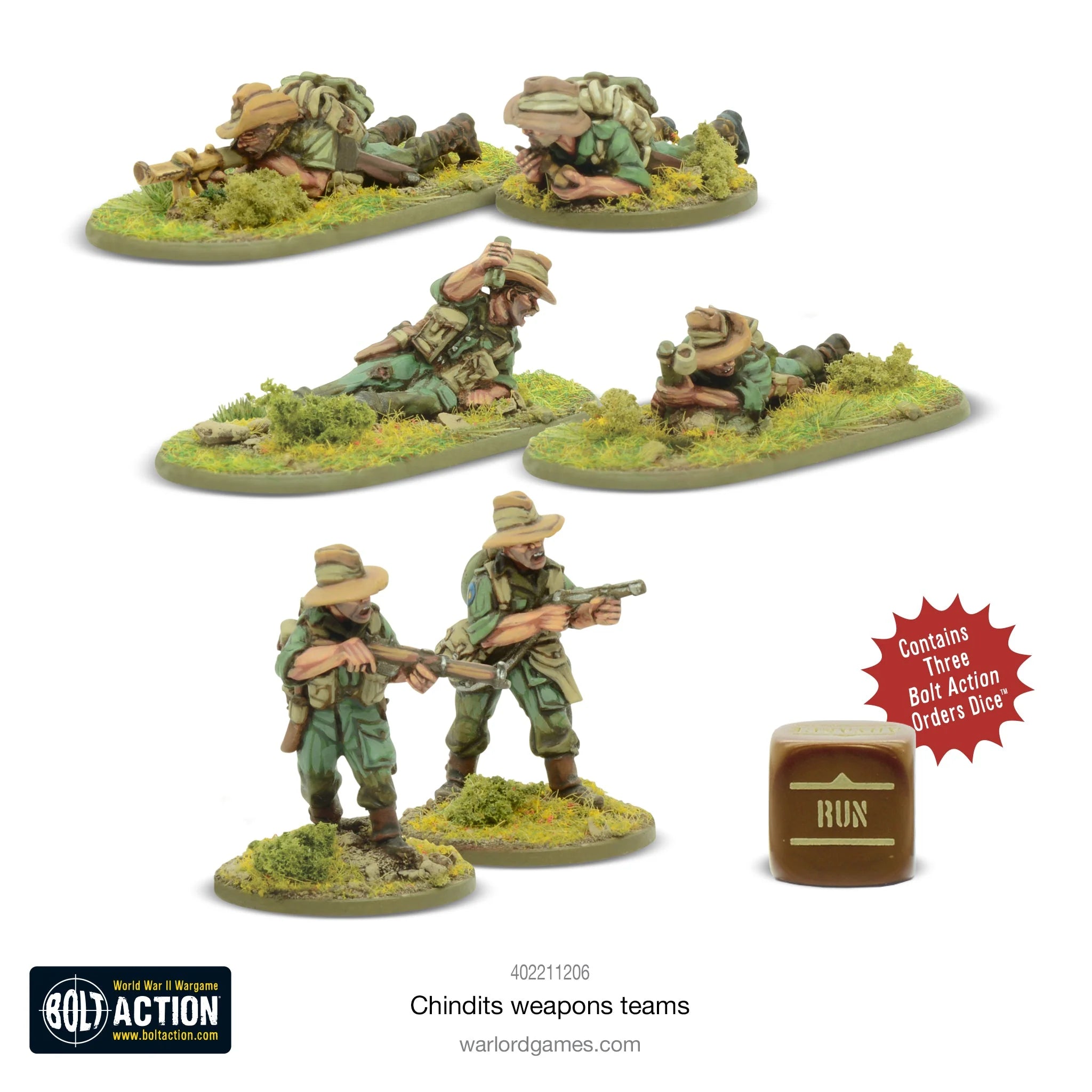 Chindits Weapons Teams British Warlord Games    | Red Claw Gaming