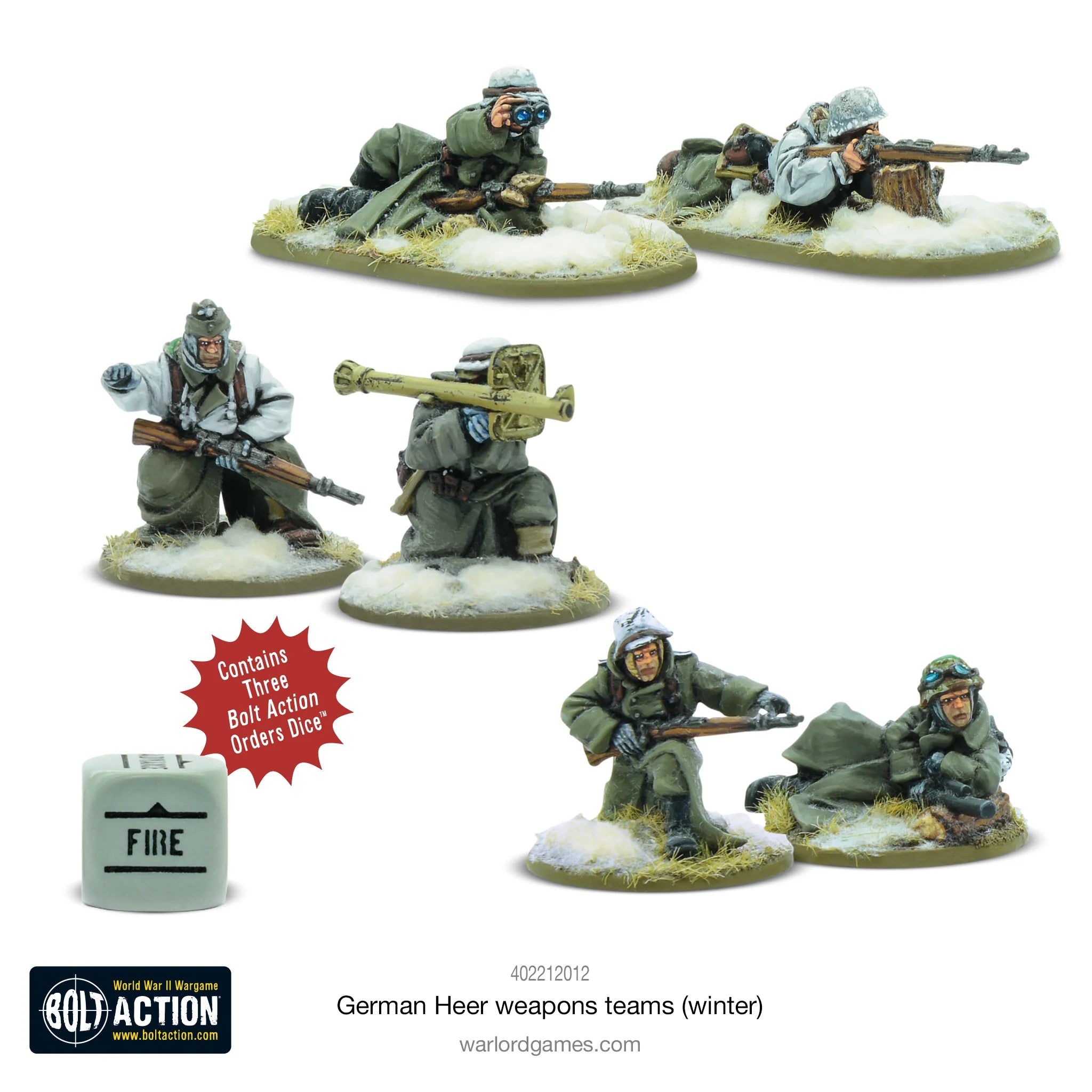 German Heer (Winter) Weapons Teams Preorder Warlord Games    | Red Claw Gaming