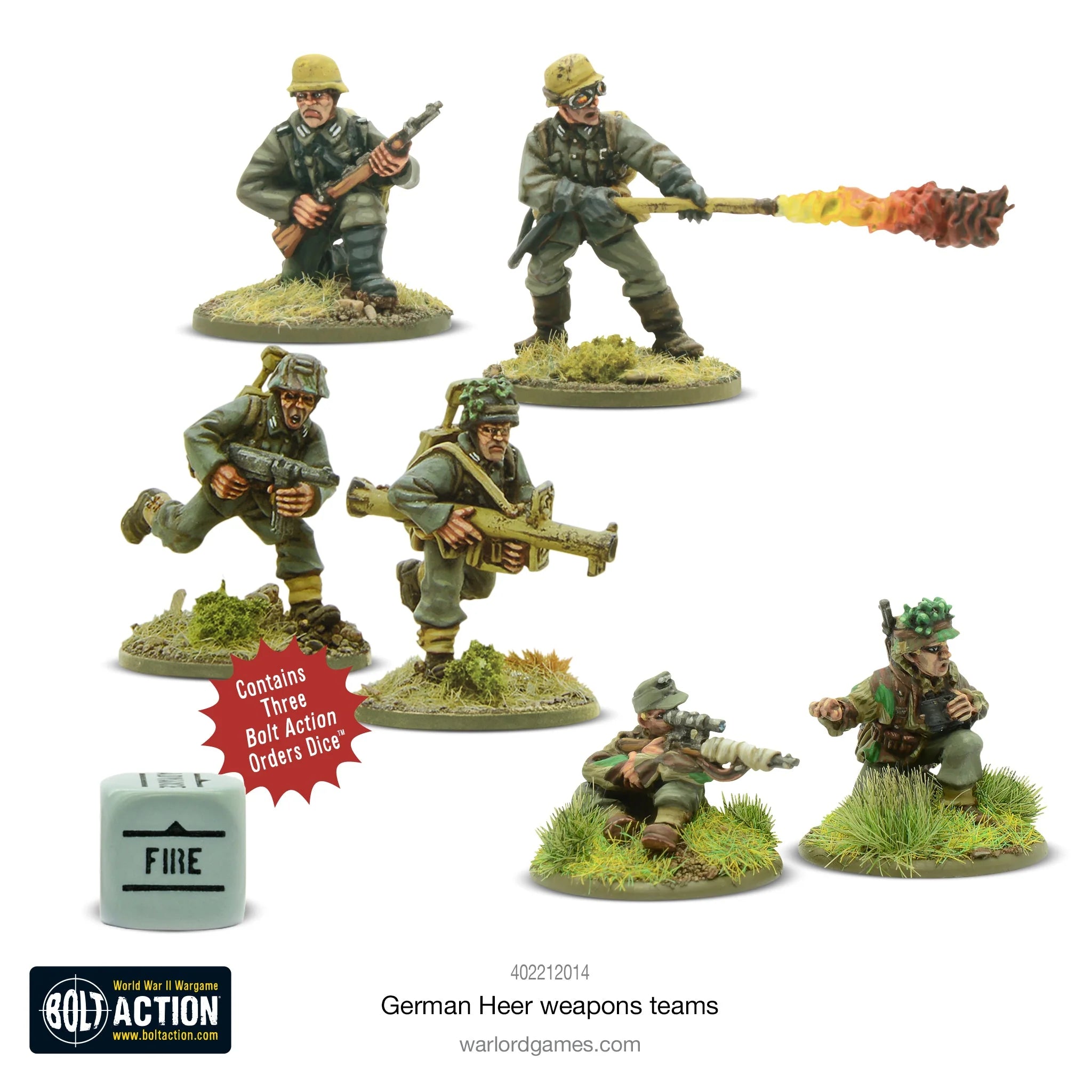 German Heer Weapons Teams  Warlord Games    | Red Claw Gaming