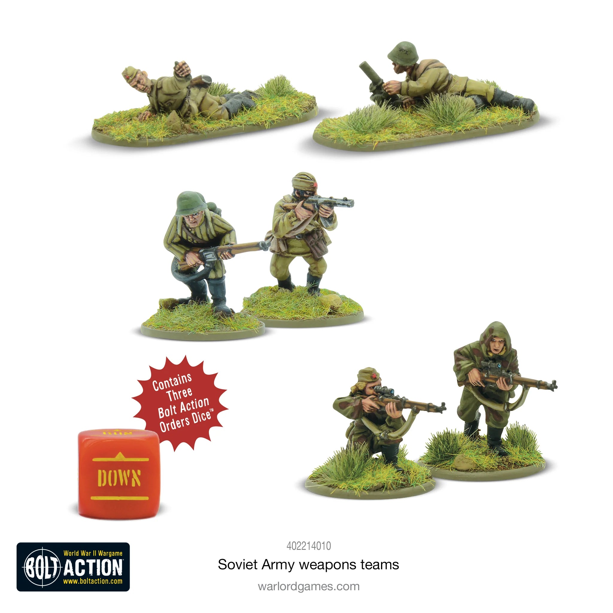 Soviet Army Weapons Teams Italian Warlord Games    | Red Claw Gaming