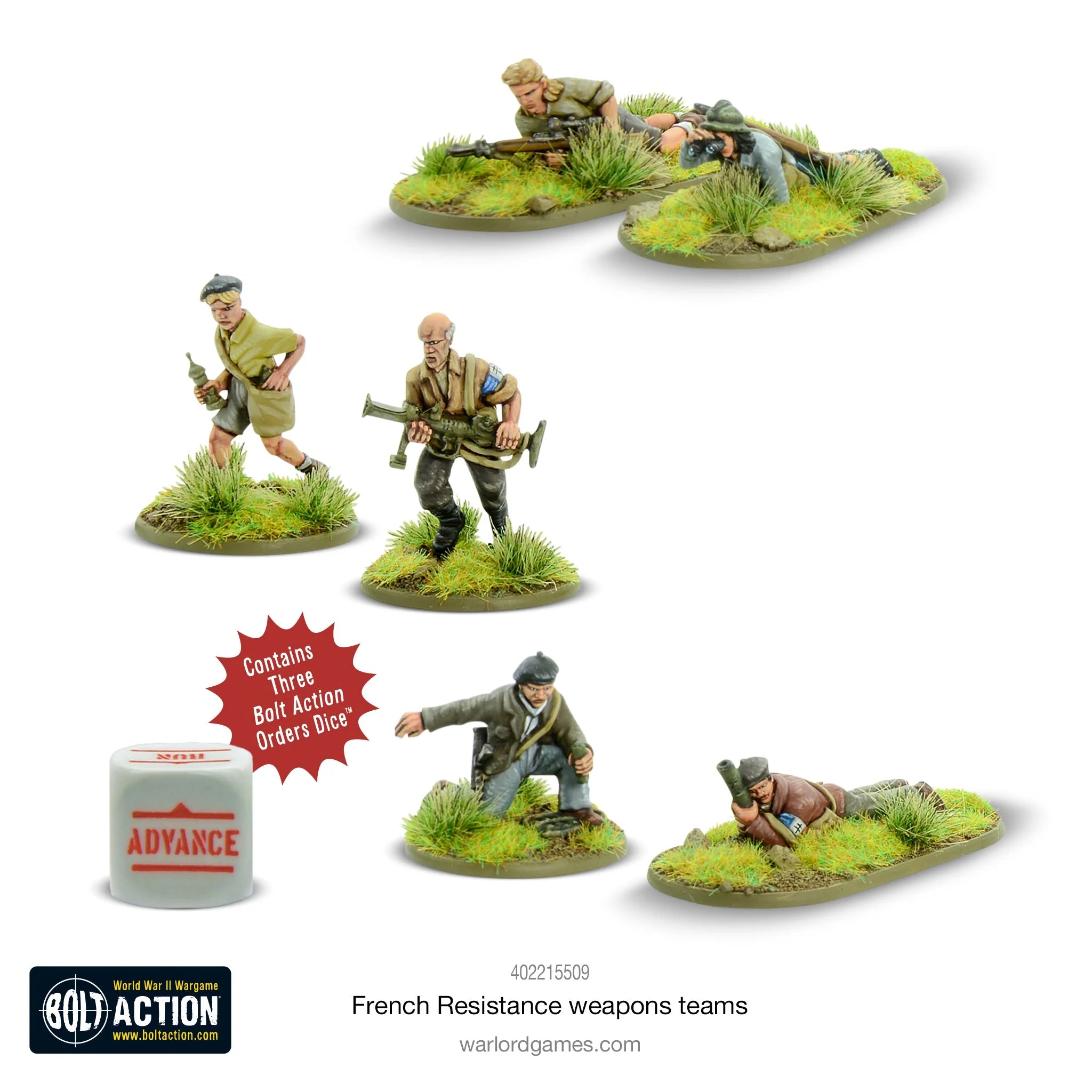 French Resistance Weapons Teams French Warlord Games    | Red Claw Gaming