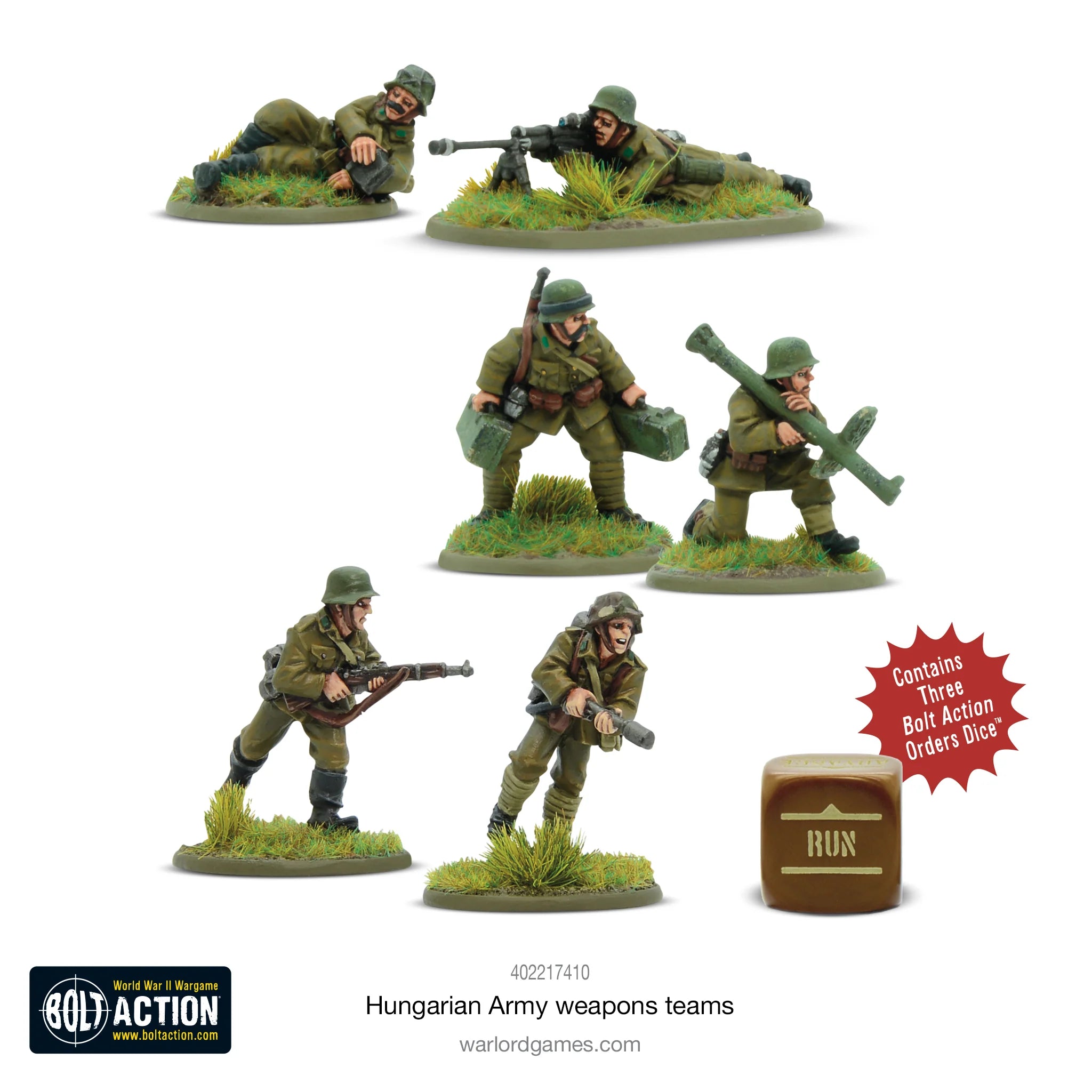Hungarian Weapons Team Italian Warlord Games    | Red Claw Gaming