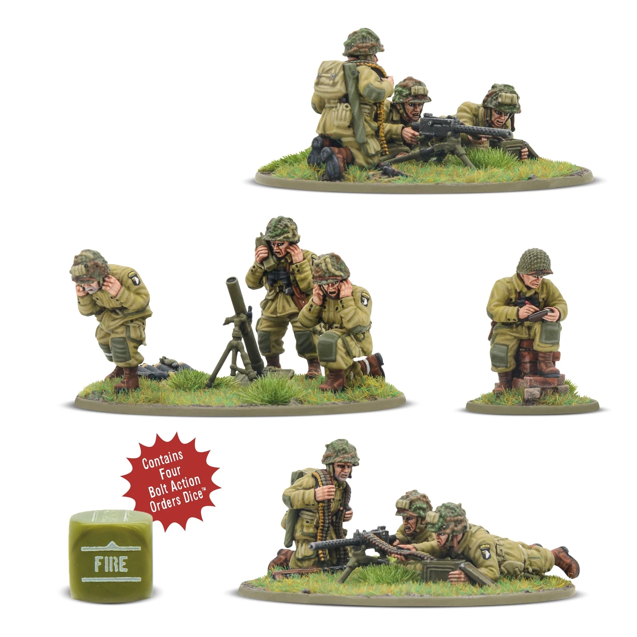 US Airborne (D-Day) Heavy Weapons Platoon Preorder Warlord Games | Red Claw Gaming