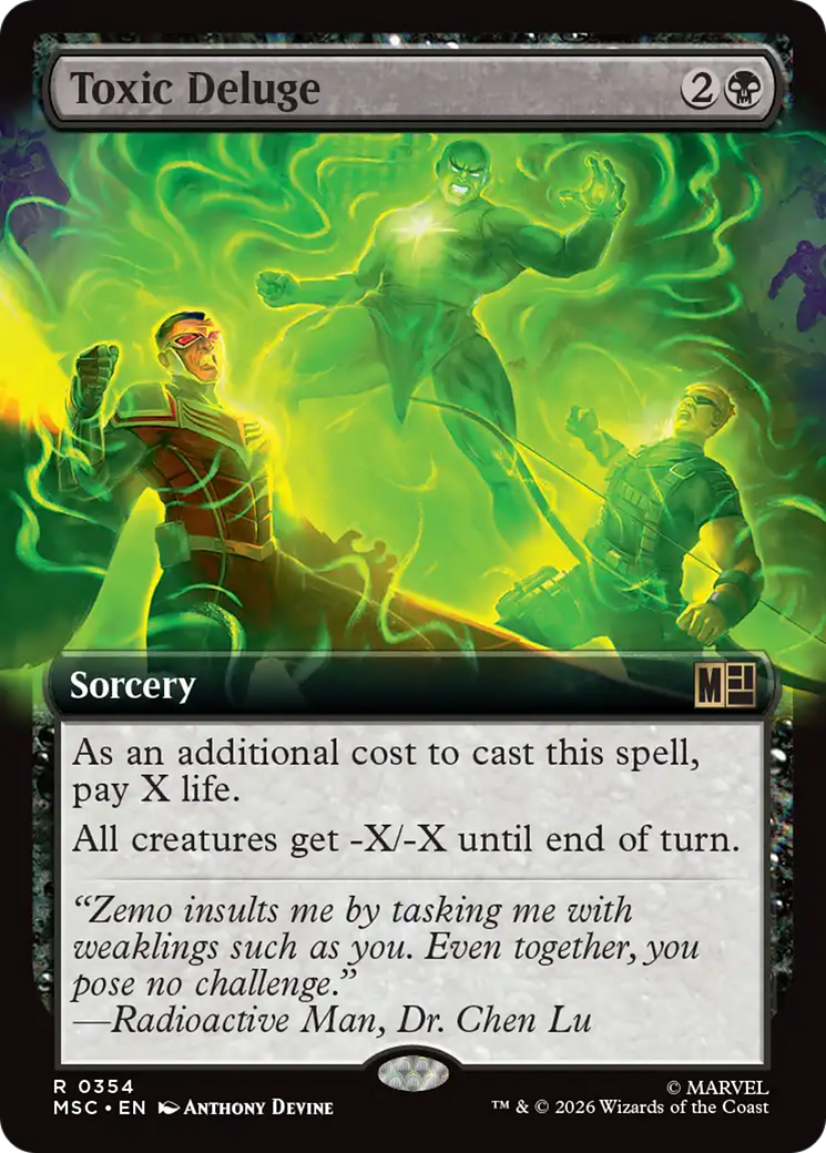 Toxic Deluge (Extended Art) [Marvel Super Heroes Commander] | Red Claw Gaming