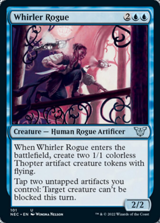 Whirler Rogue [Kamigawa: Neon Dynasty Commander] MTG Single Magic: The Gathering | Red Claw Gaming