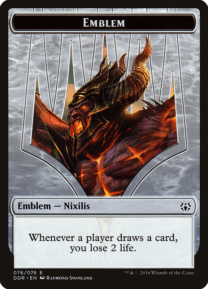 Ob Nixilis Reignited Emblem [Duel Decks: Nissa vs. Ob Nixilis] MTG Single Magic: The Gathering | Red Claw Gaming