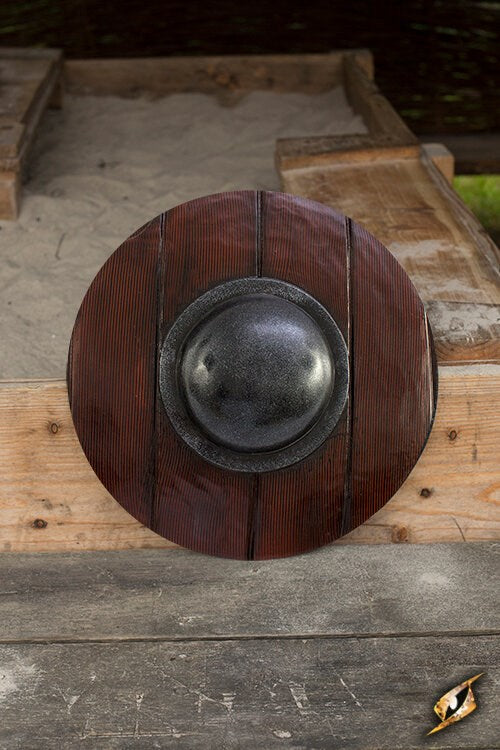 Wooden Buckler - 40 cm LARP Iron Fortress | Red Claw Gaming