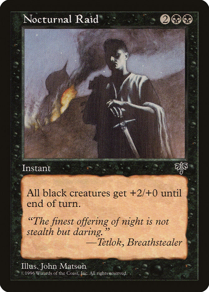Nocturnal Raid [Mirage] MTG Single Magic: The Gathering | Red Claw Gaming