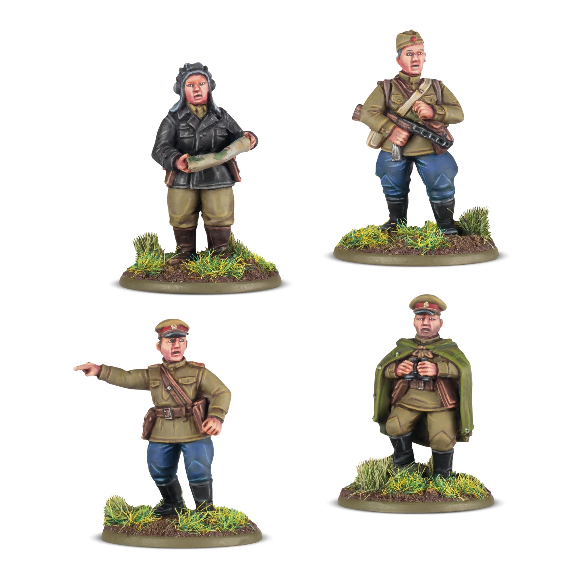 Soviet Infantry Platoon Commanders | Red Claw Gaming